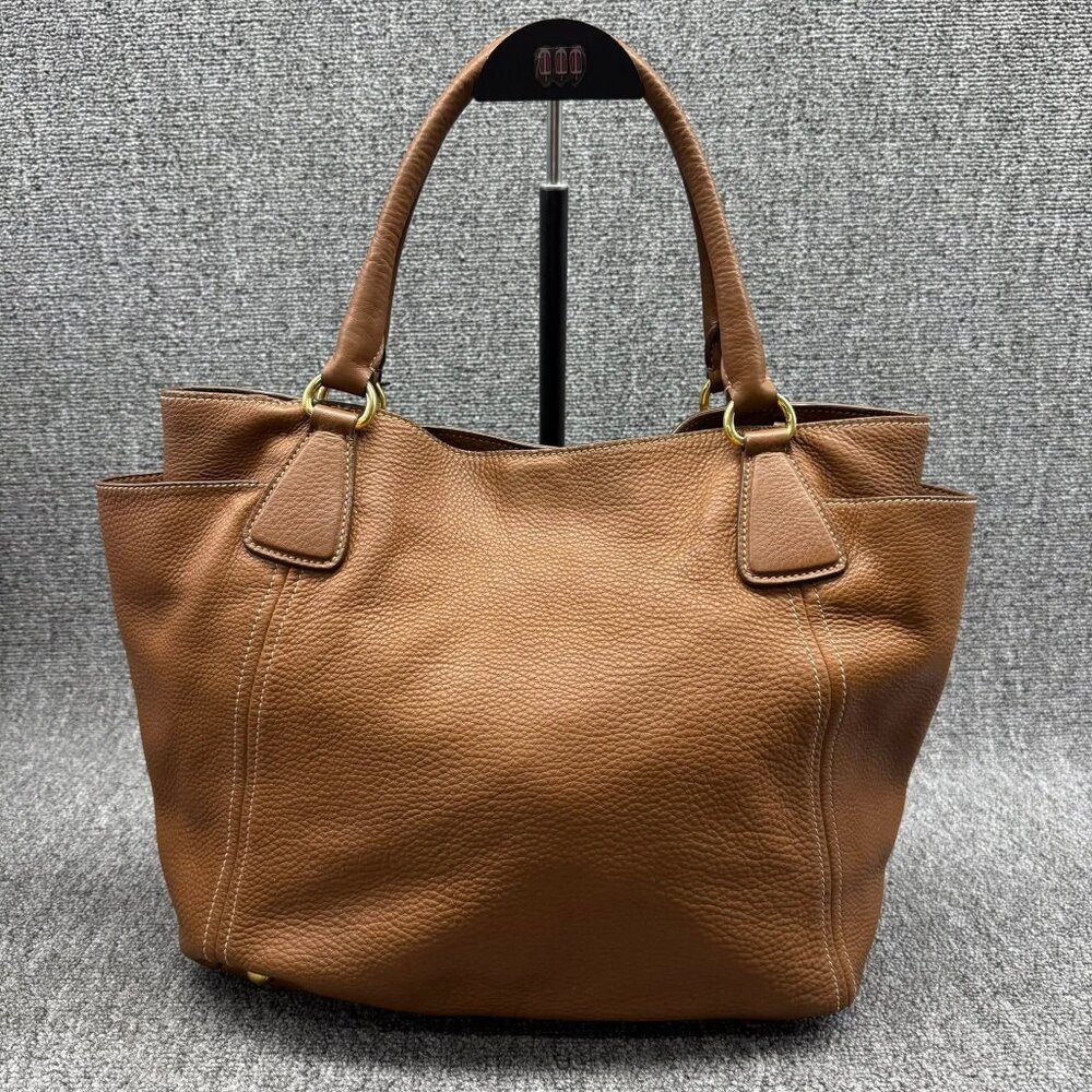 Prada Vitello Daino Leather Satchel Bag 535-071925 - Picture 3 of 16